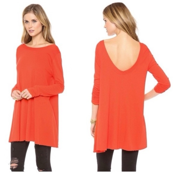 Free People Tops - Free People Beach Coral Beatnik Tunic Size XS/S